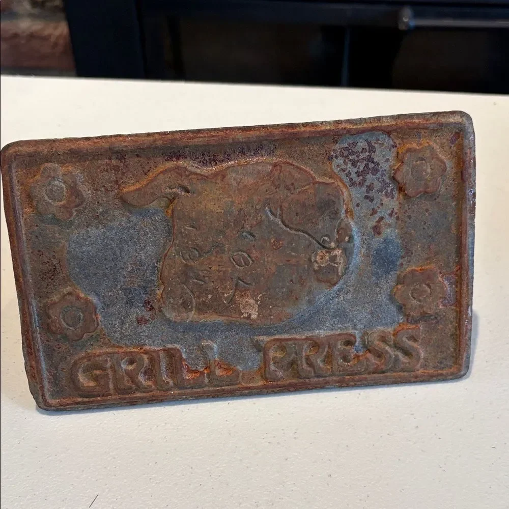 Vintage Bacon Grill Press
